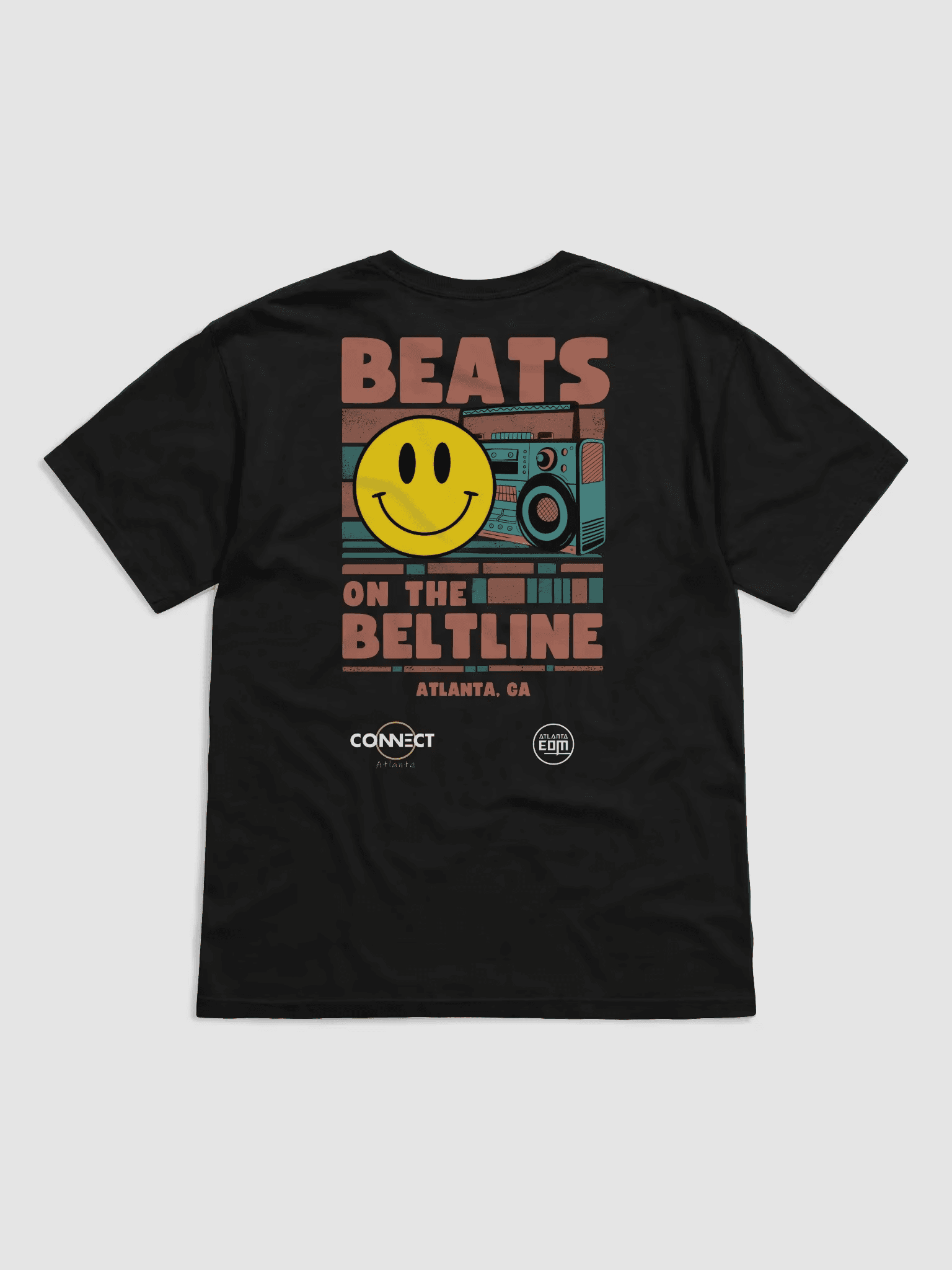 Beats on the Beltline 2025 Black Retro Tee